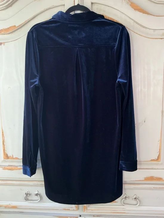 Superdown | REVOLVE Vella Velvet Mini Dress Navy Size Medium - Picture 5 of 8